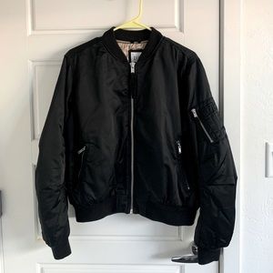 Black Bomber Jacket